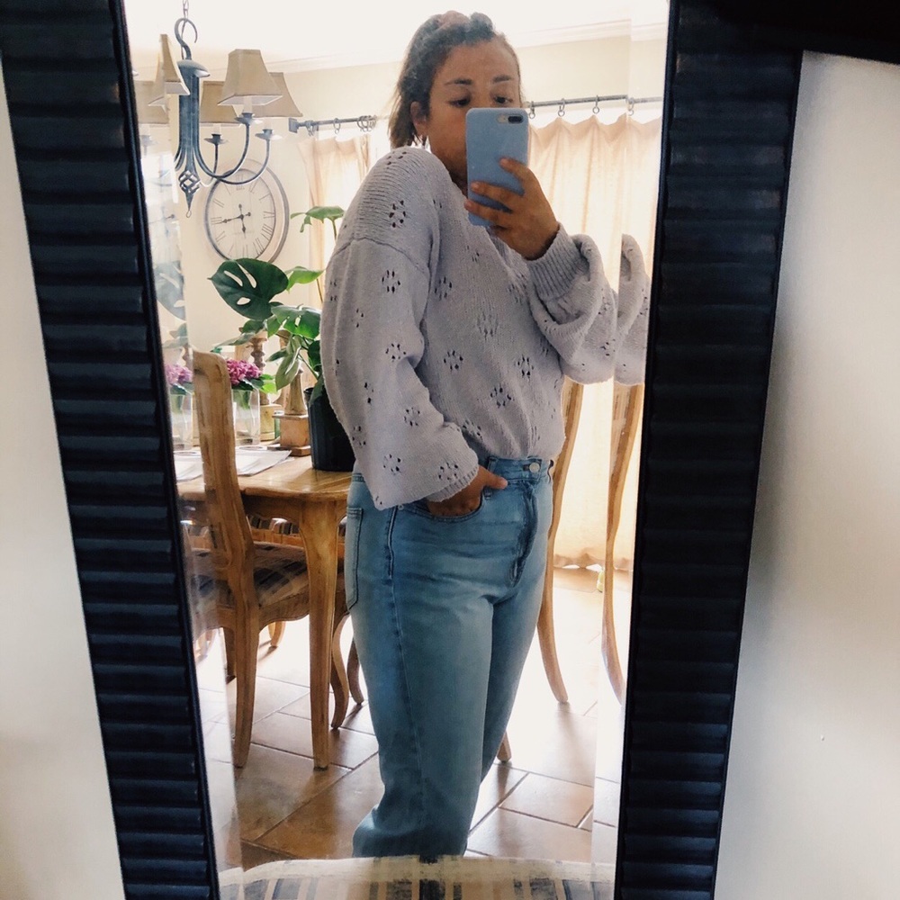 Madewell lilac sweater
